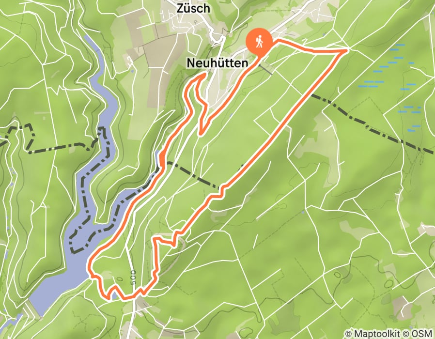 Karte der Tour