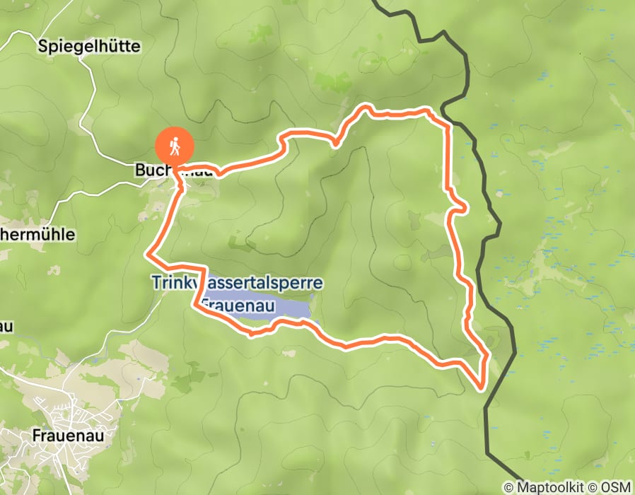 Karte der Tour