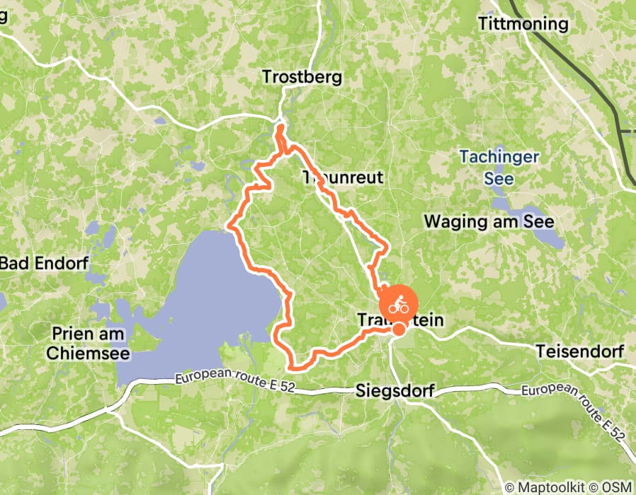 Karte der Tour