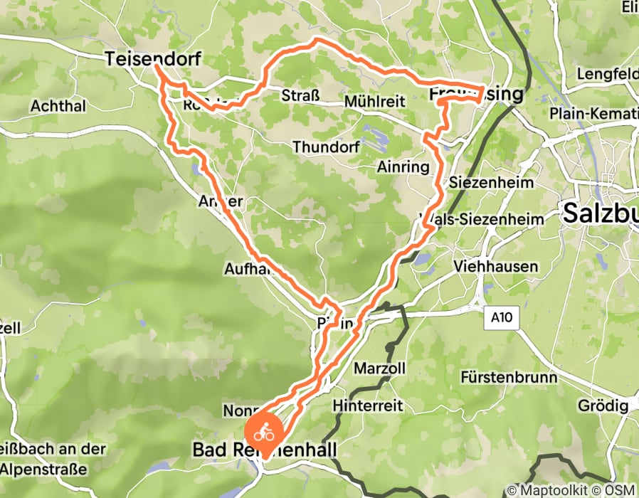 Karte der Tour