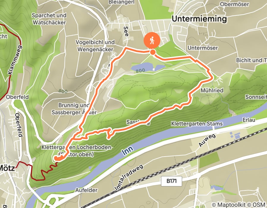 Karte der Tour