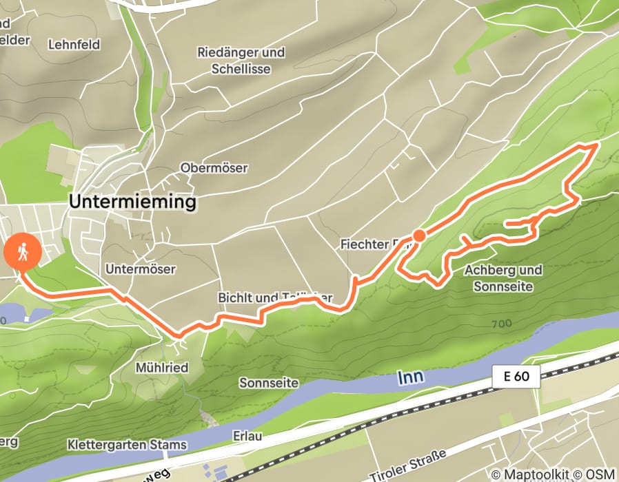 Karte der Tour
