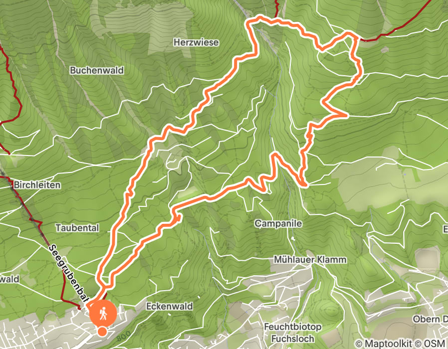 Karte der Tour