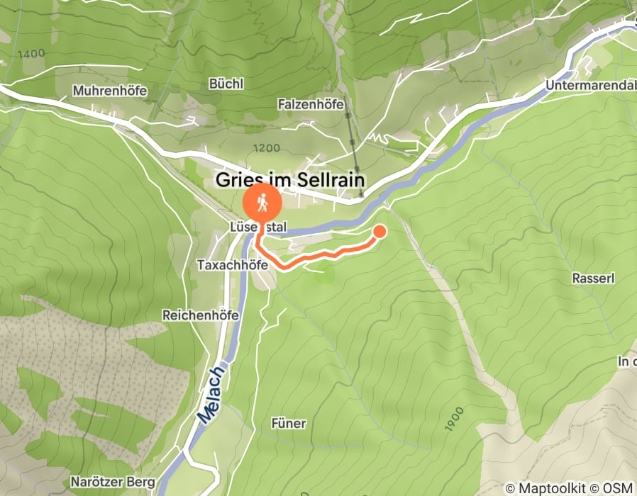 Karte der Tour