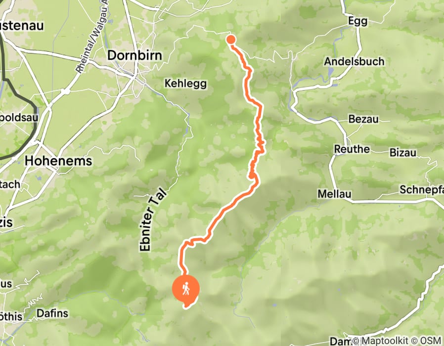 Karte der Tour