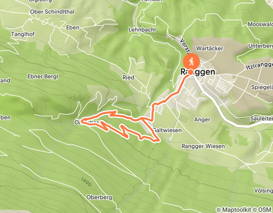 Karte der Tour