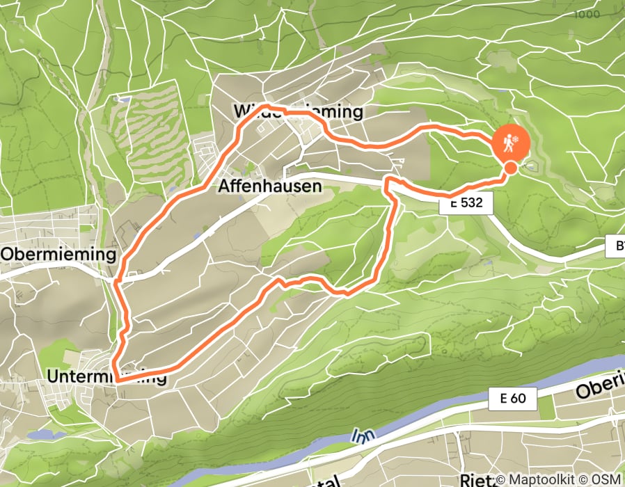 Karte der Tour