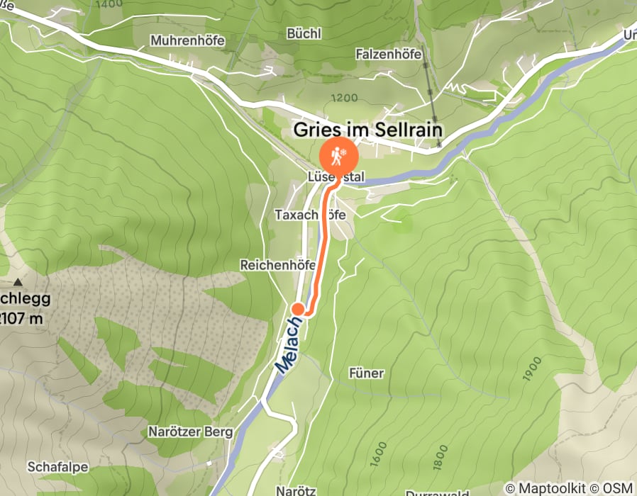 Karte der Tour