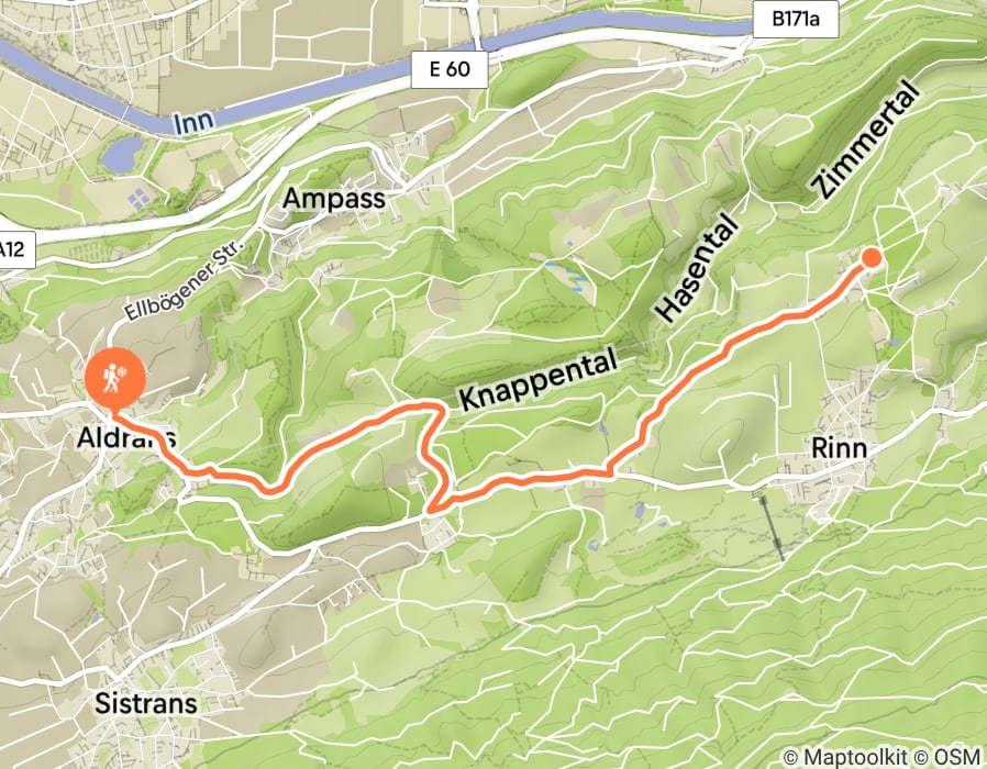 Karte der Tour