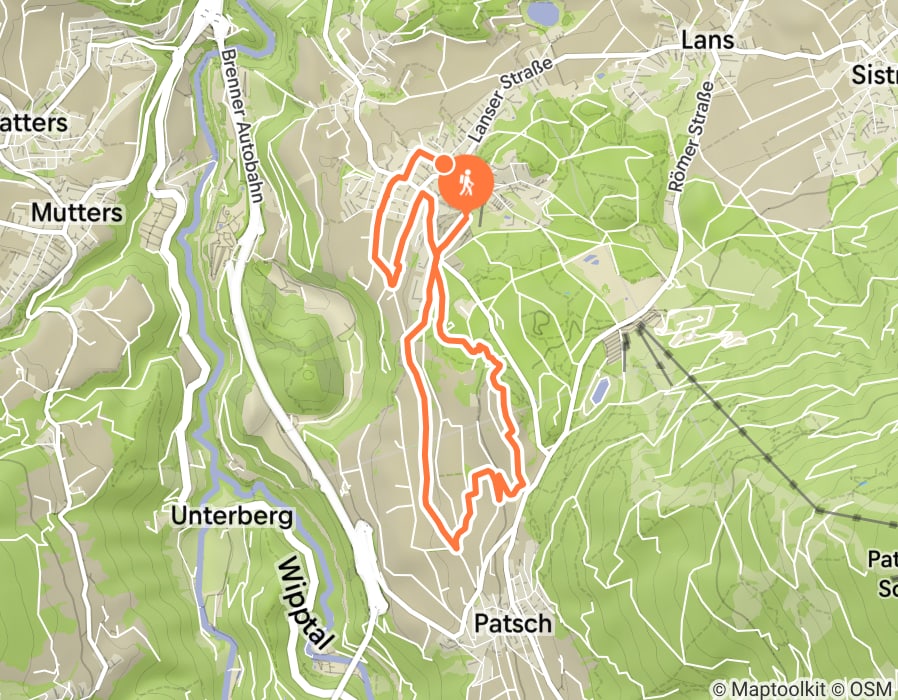 Karte der Tour