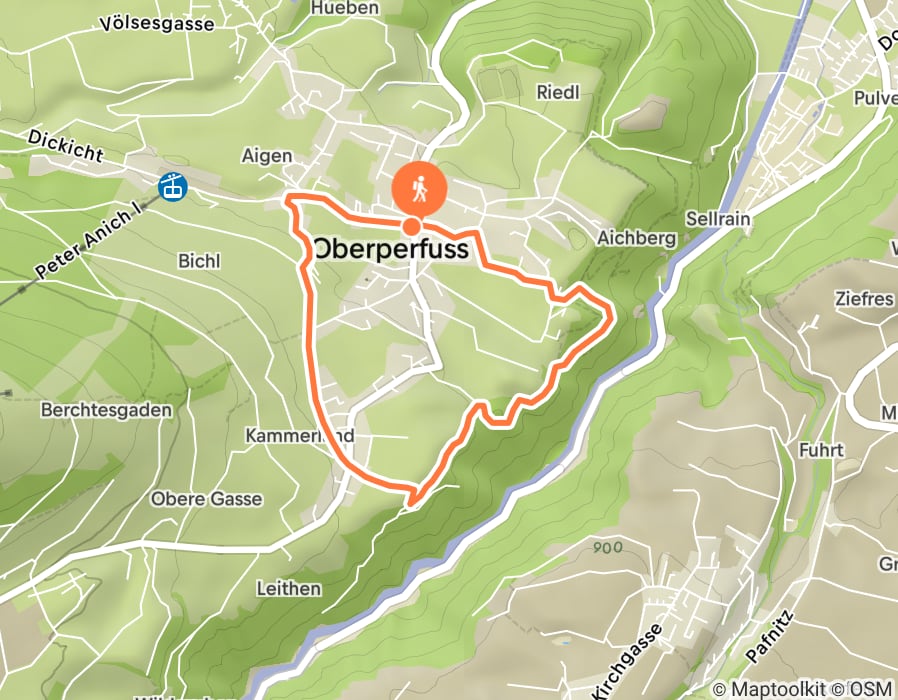 Karte der Tour