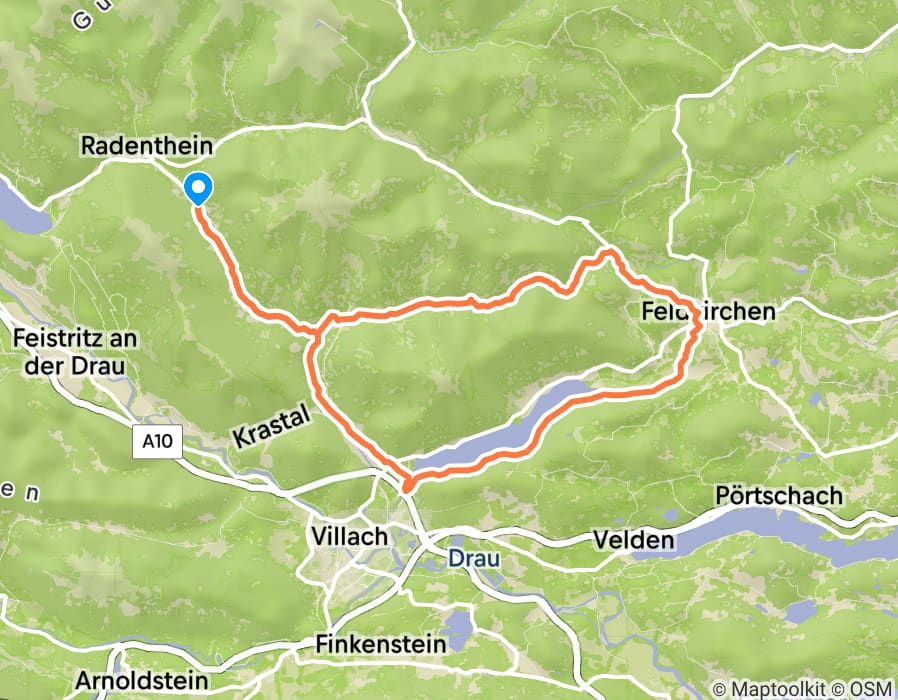 Karte der Tour