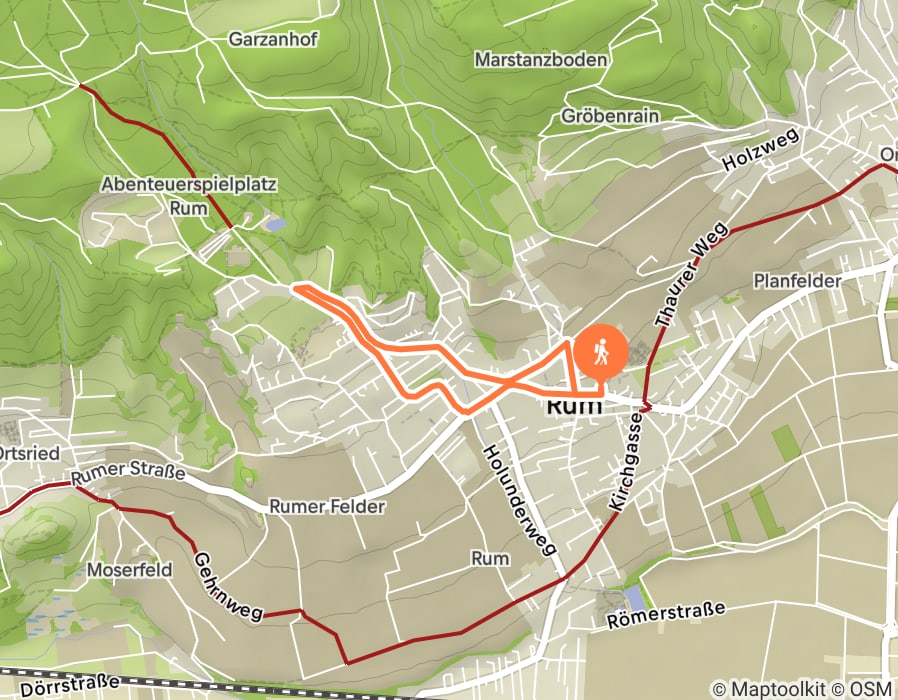 Karte der Tour