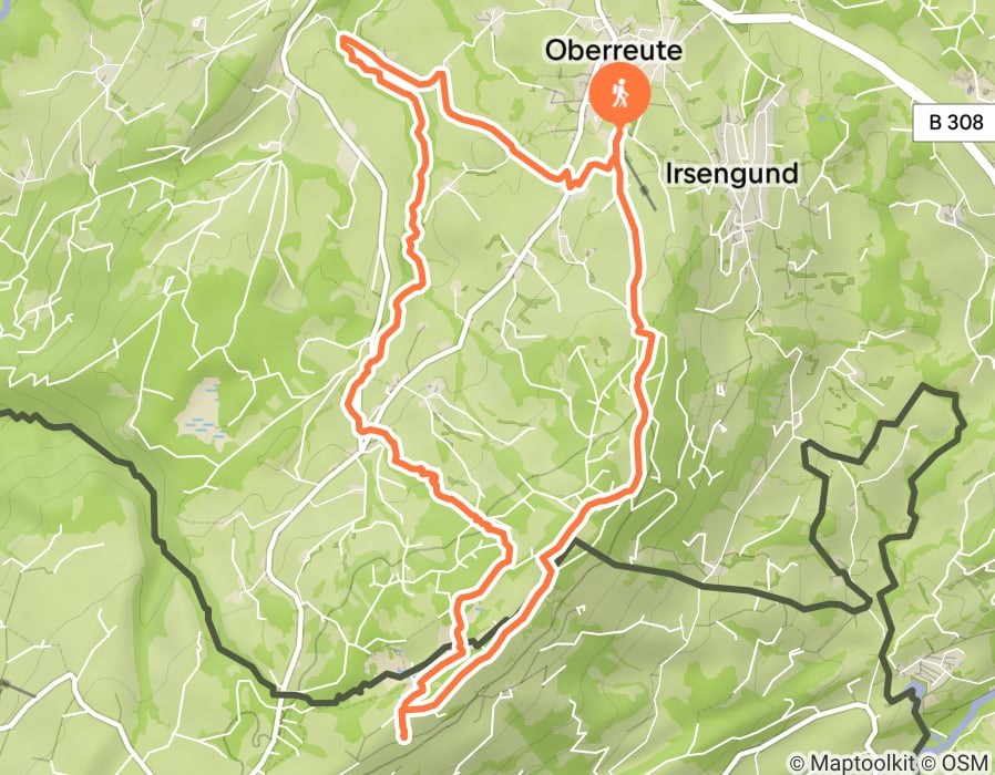 Karte der Tour