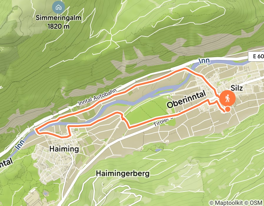 Karte der Tour