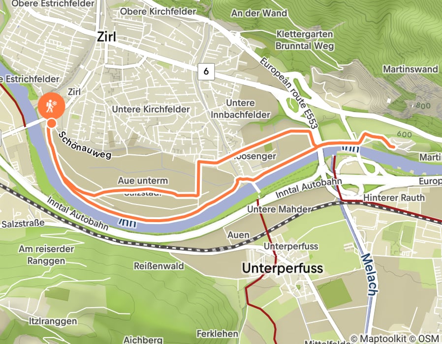 Karte der Tour
