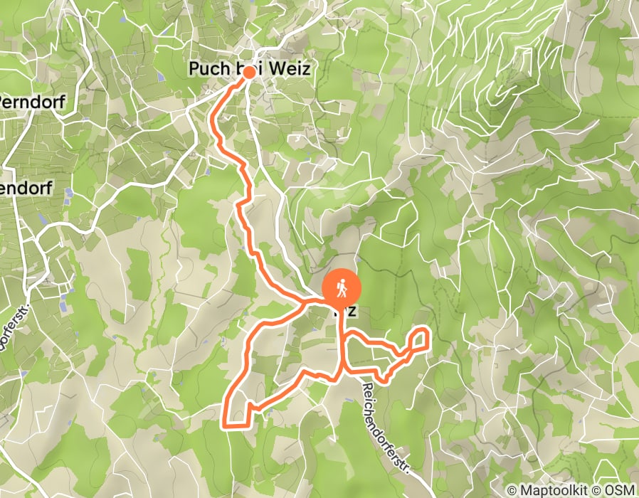 Karte der Tour