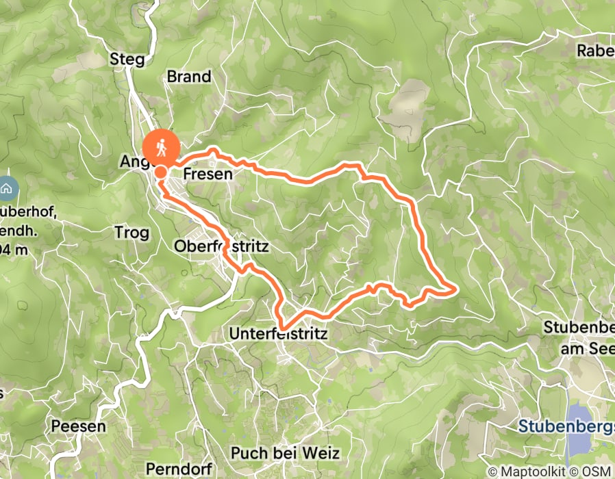 Karte der Tour