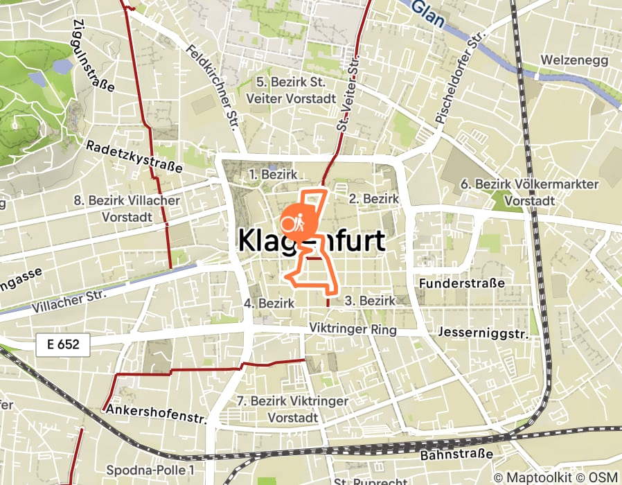 Karte der Tour