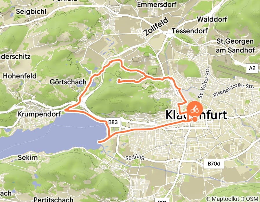 Karte der Tour