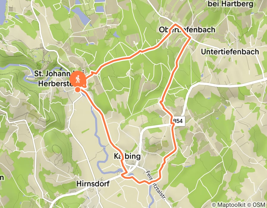 Karte der Tour