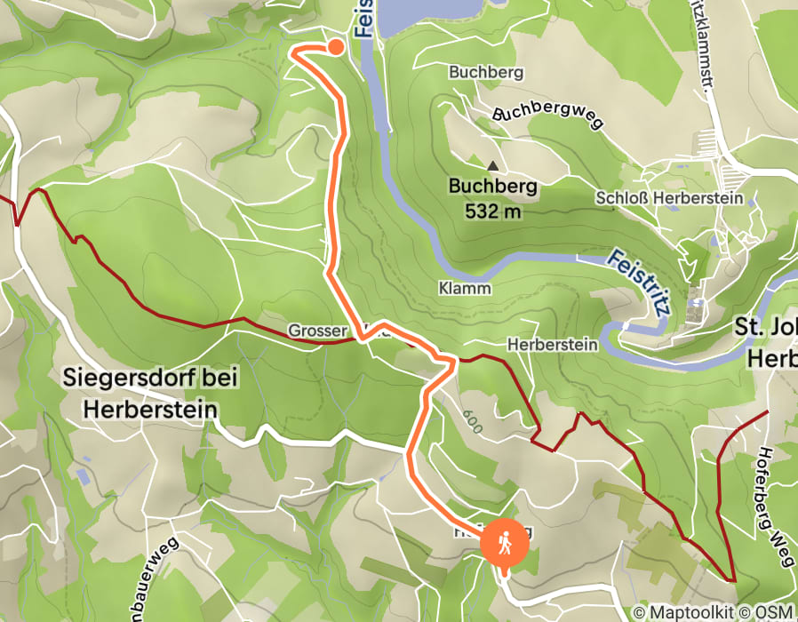 Karte der Tour