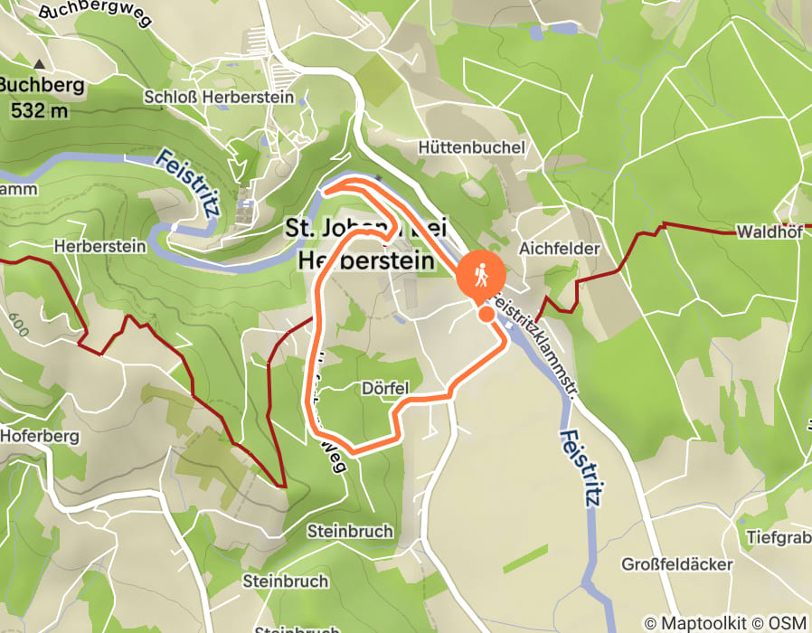 Karte der Tour