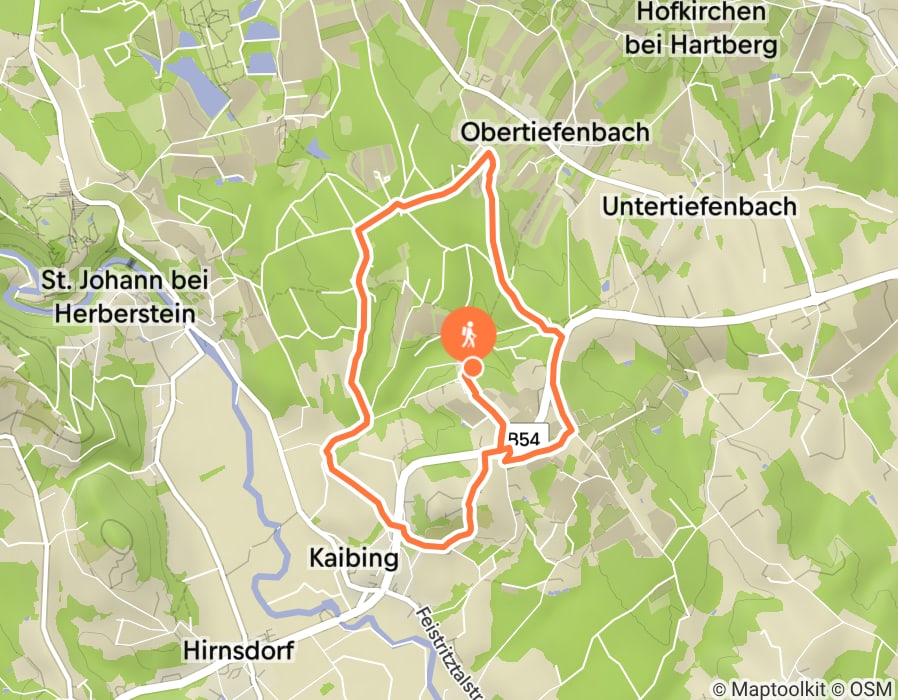 Karte der Tour