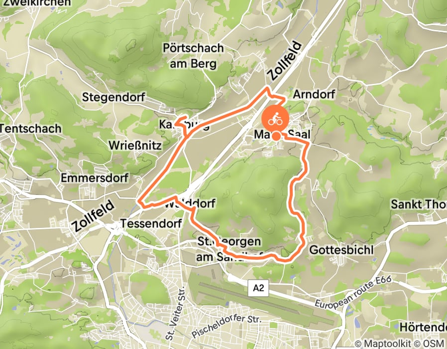 Karte der Tour
