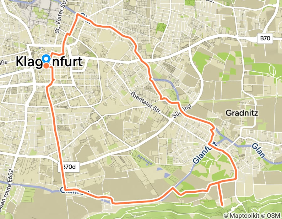 Karte der Tour