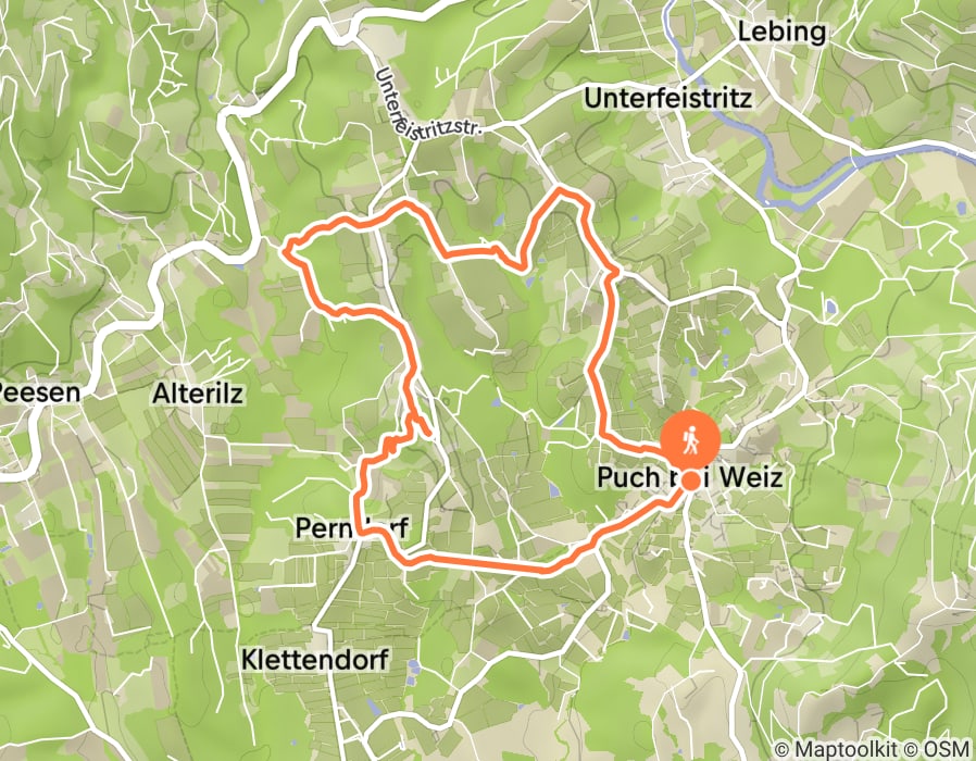 Karte der Tour