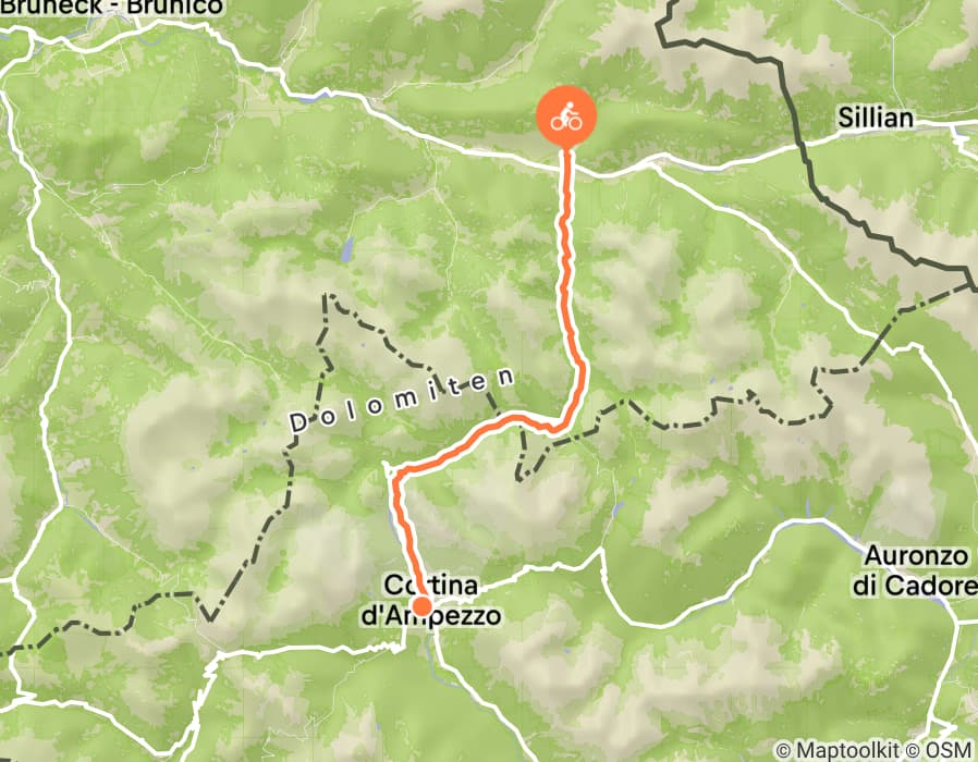 Karte der Tour