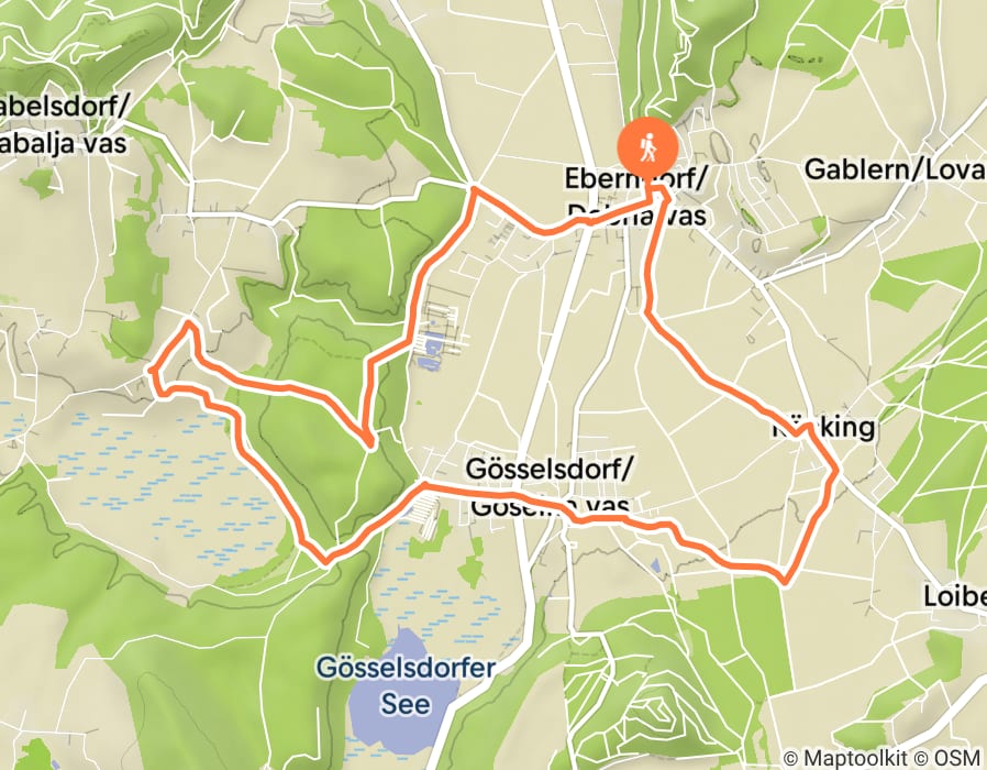 Karte der Tour