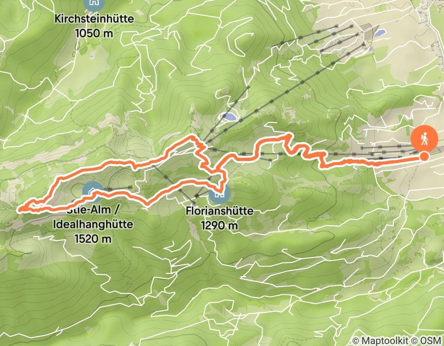 Karte der Tour