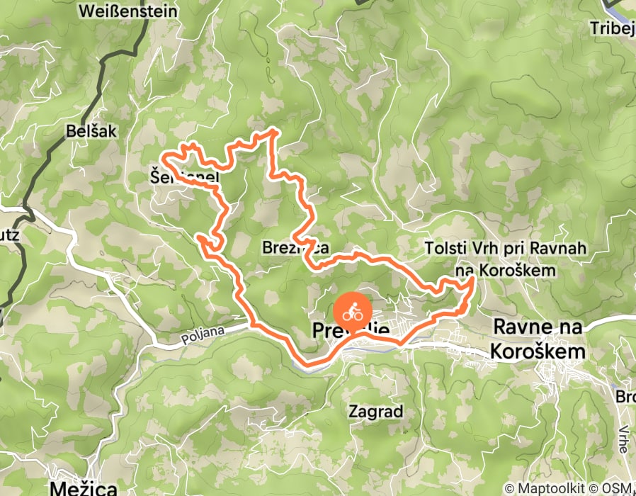 Karte der Tour