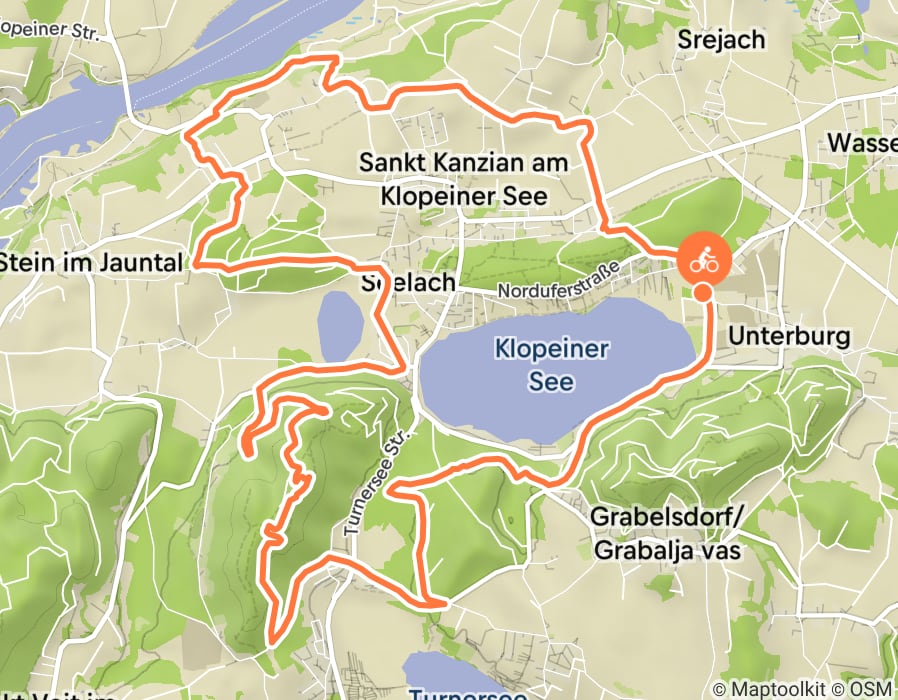 Karte der Tour