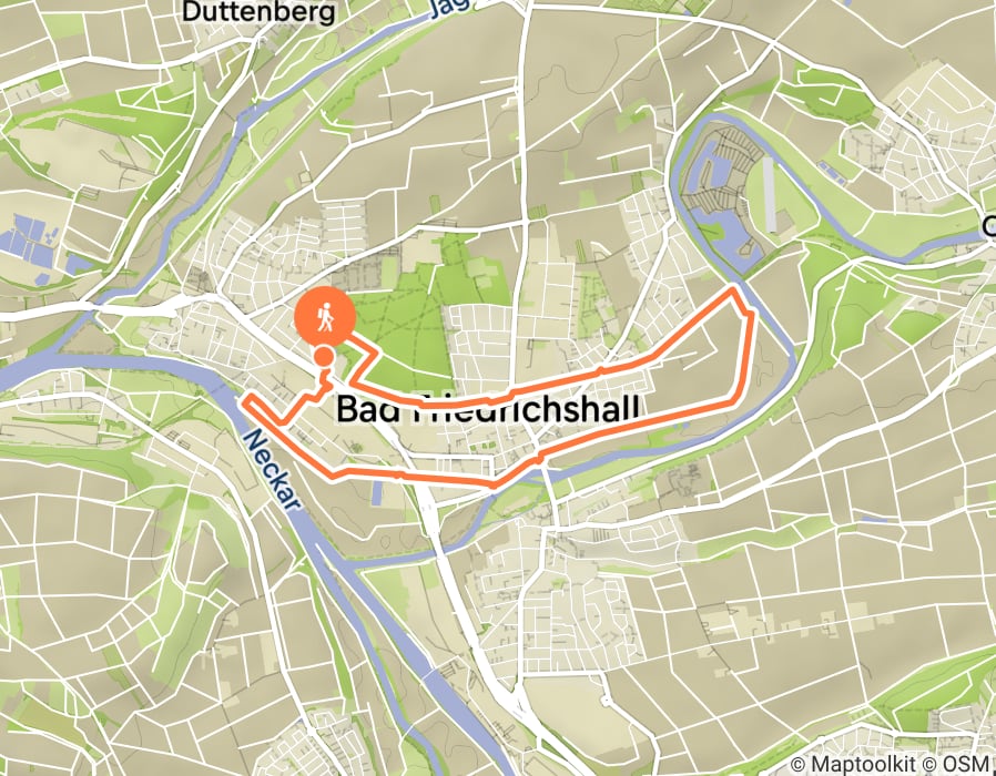 Karte der Tour