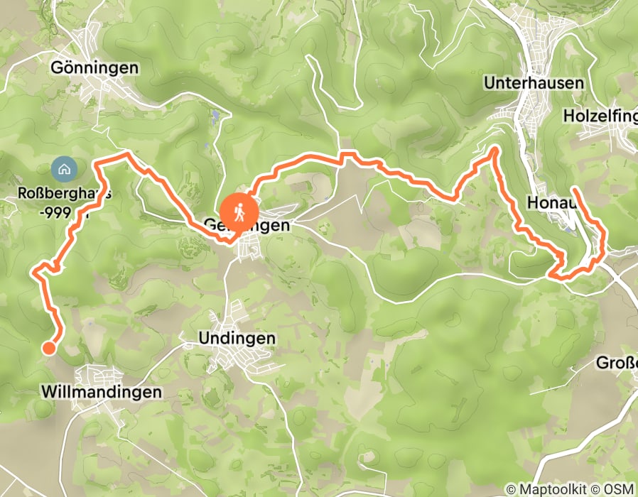 Karte der Tour