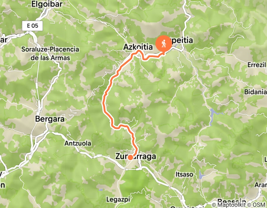 Karte der Tour