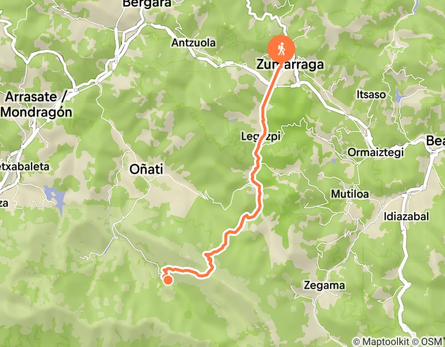Karte der Tour
