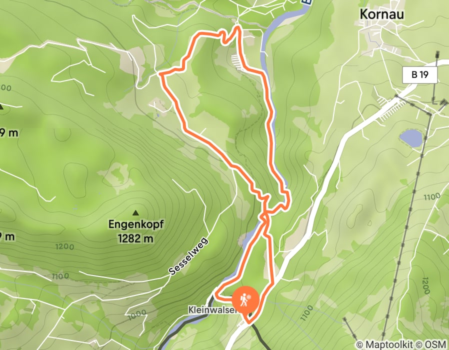 Karte der Tour