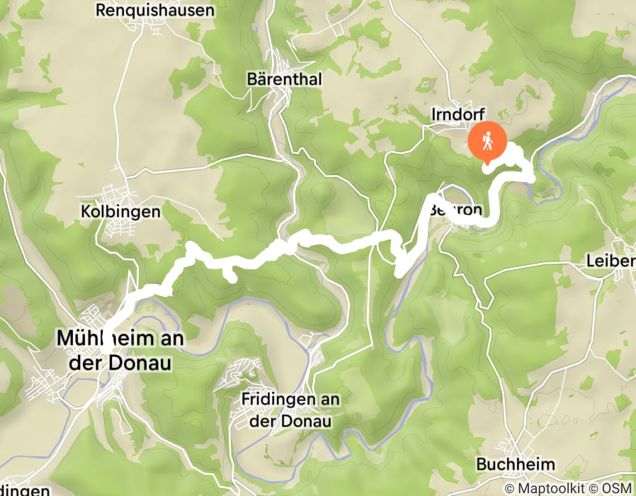 Karte der Tour