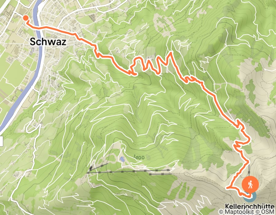 Karte der Tour