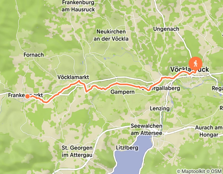 Karte der Tour