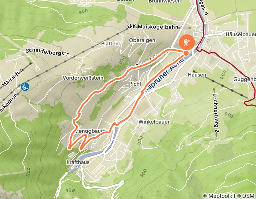 Karte der Tour