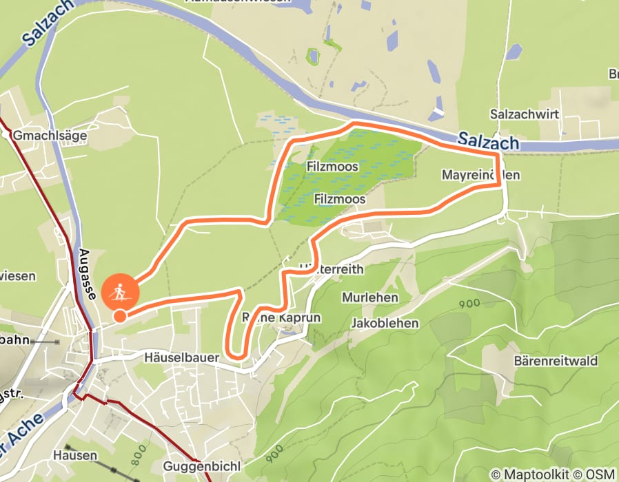 Karte der Tour