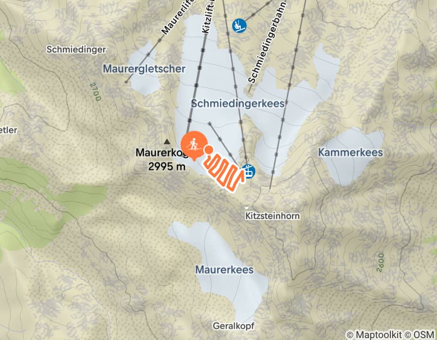 Karte der Tour
