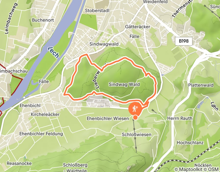 Karte der Tour