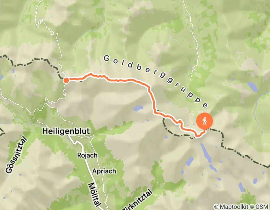 Karte der Tour