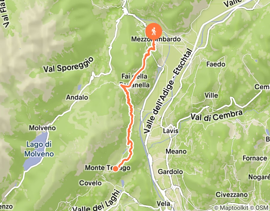 Karte der Tour